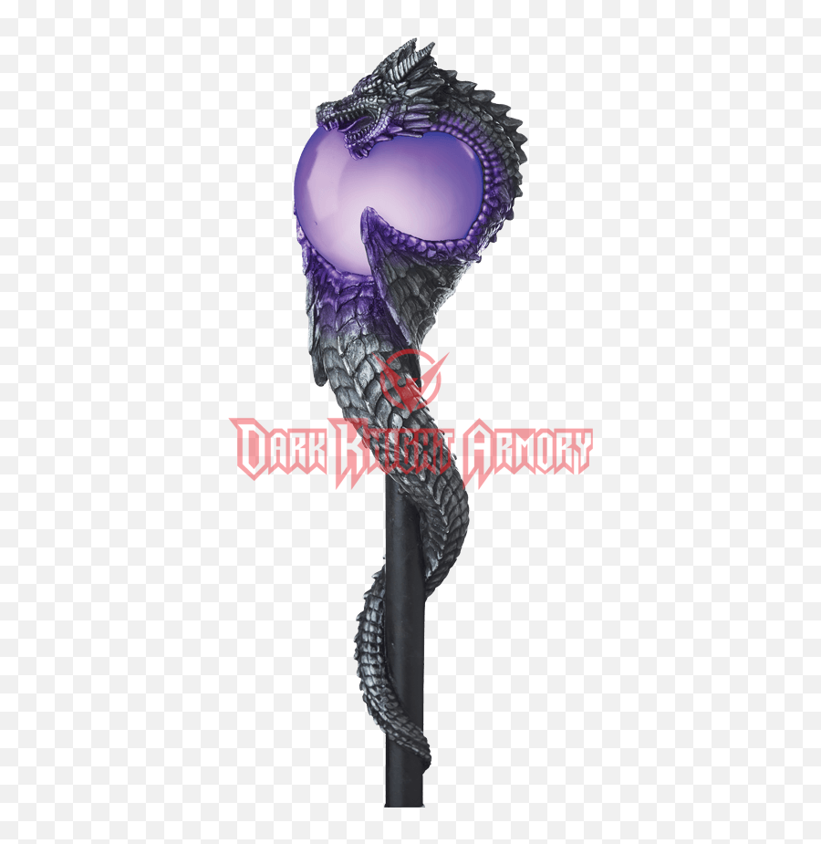 Download Wizard Dragon Orb Costume - Wizard Staff With Light Png,Wizard Staff Png