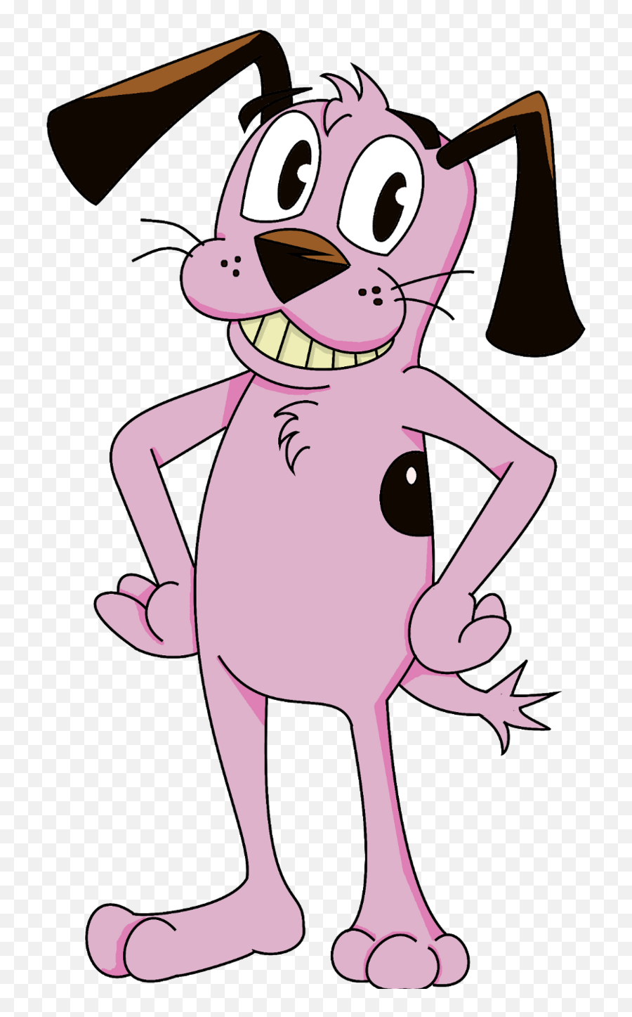 Download Hd Courage The Cowardly Dog - Dog Png,Courage The Cowardly Dog Transparent