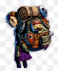 Mask 3d For Nintendo 3ds - Zelda Mask Art Png,Majora's Mask Transparent