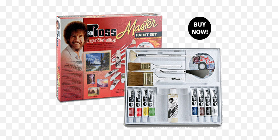 Download Bob Ross Paint Set - Bob Ross Master Paint Set With Bob Ross Paints Set Png,Bob Ross Transparent