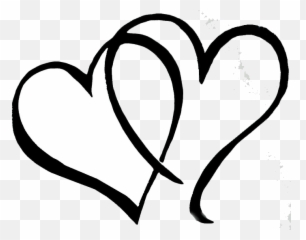 Library Of Black Heart Transparent Download - Outline A Black Heart png
