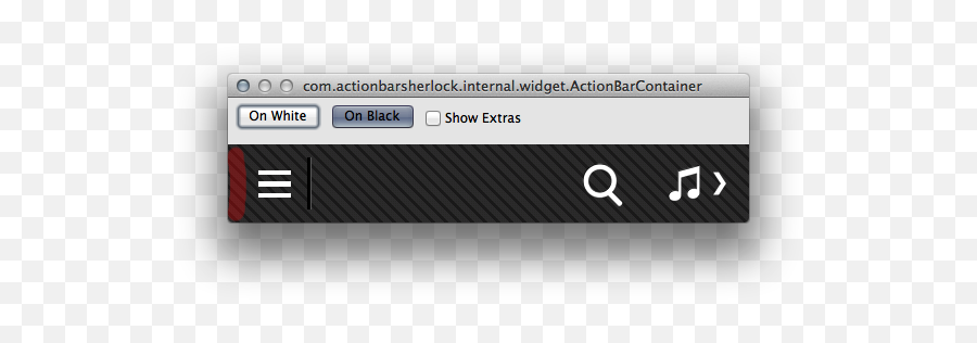 Left Side Of The Action Bar - Horizontal Png,Action Bar Icon