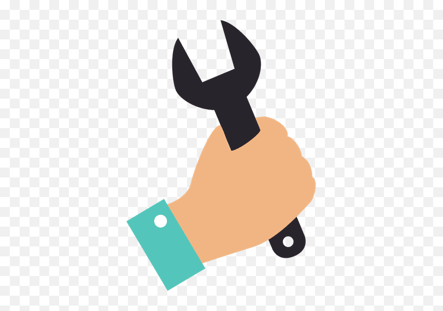 Wrench Hand - Hand Tool Png,Hand Grab Icon