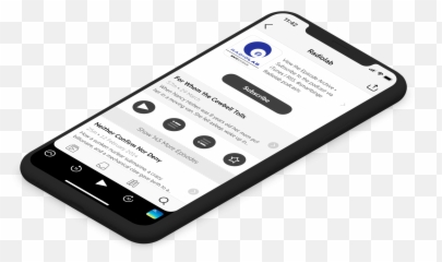 Castro Podcast App - Smartphone png