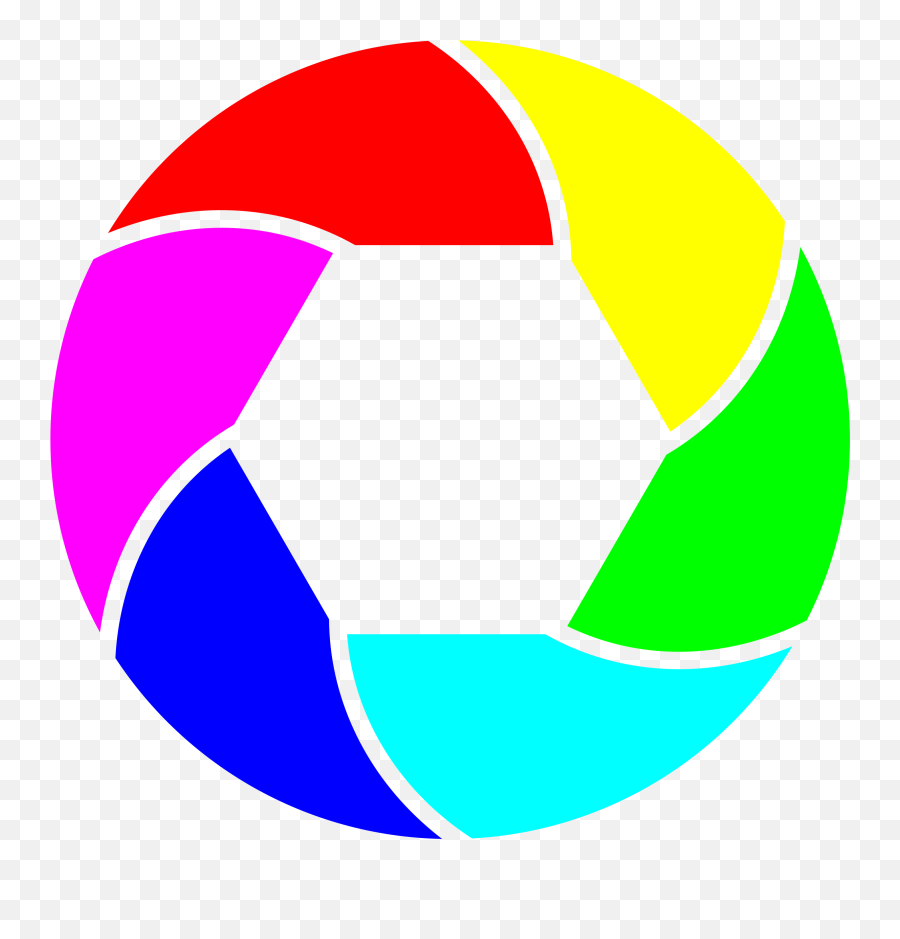 Shutter Icon Rainbow Colors - Transparent Camera Shutter Icon Png,Shutter Icon Vector