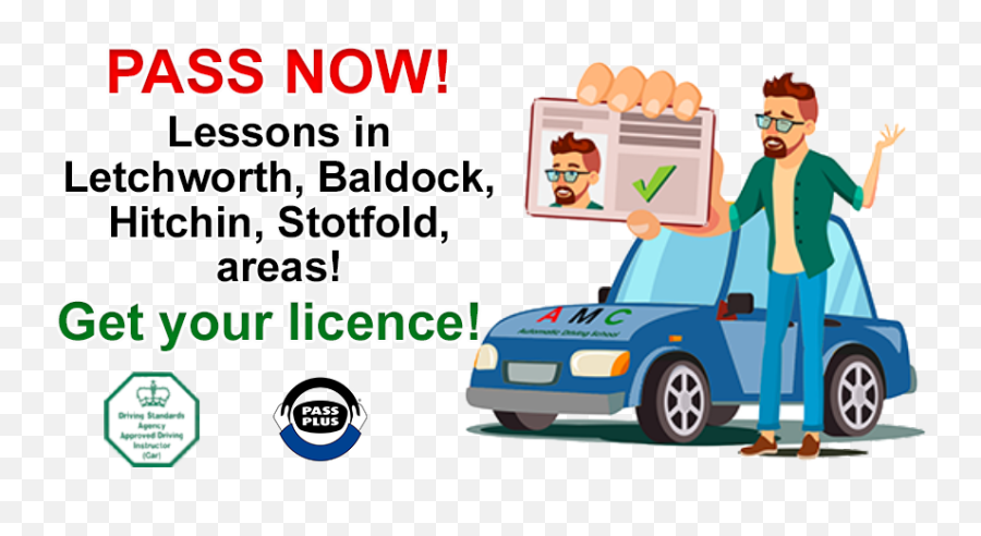 Driving Lessons Letchworthbaldockhitchinstotfold With Amc - Driving License Vector Png,Car Driving Png