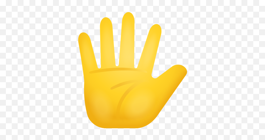 Hand With Fingers Splayed Icon In Emoji - Sign Language Png,Hand Waving Icon