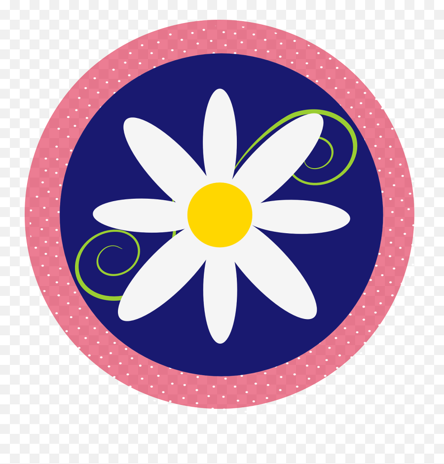 Blue Yellow Flower - Free Vector Graphic On Pixabay Bem Me Quero Logo Png,Flower Circle Png