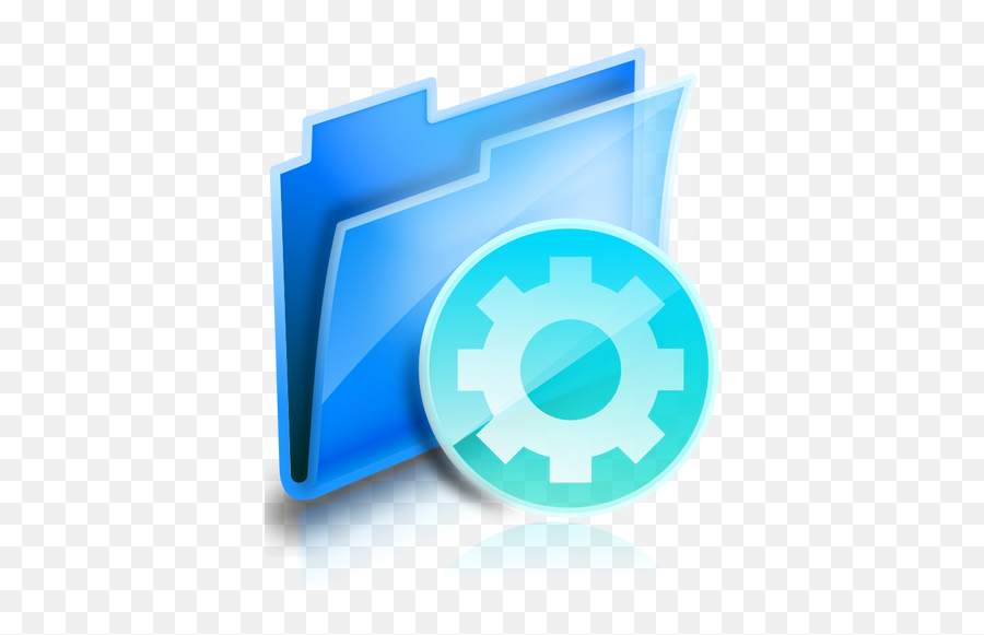 Settings Folder Public Domain Vectors - File Management Icon Transparent Png,Blue Settings Icon