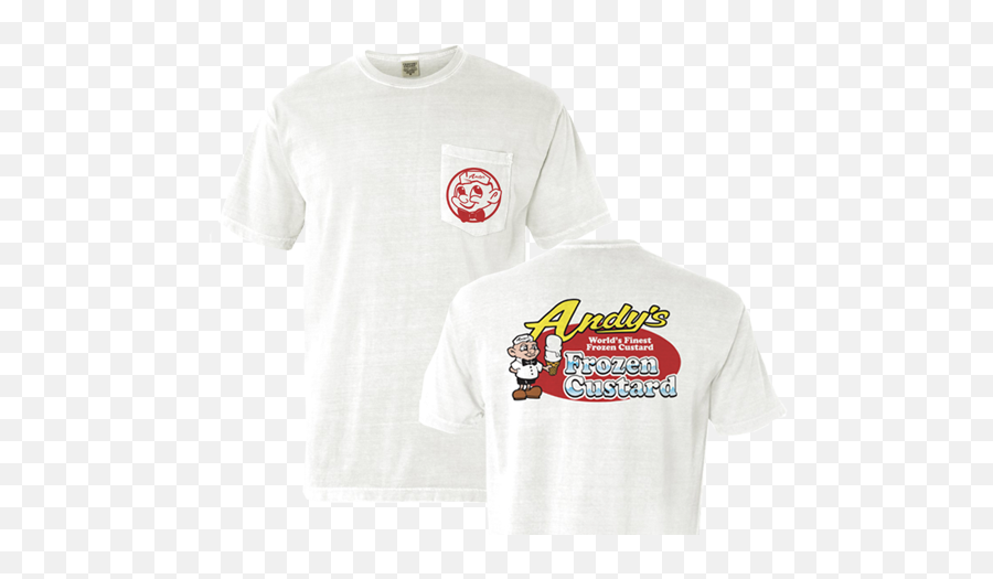 White Andyu0027s Pocket Tee Frozen Custard Png Rooster Teeth Icon