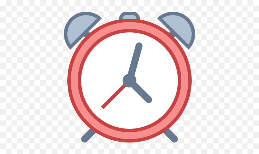 Alarm Clock Icon In Office Style - Transparent Blue Clock Icon Png,Alarm Clock Icon Png