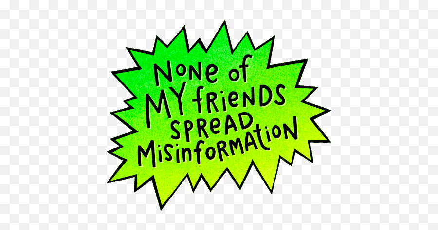 None Of My Friends Spread Misinformation Disinfo Sticker - Language Png,Tvland Icon