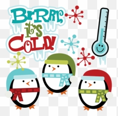 Library Of Burr Its Cold Banner Black And White Stock Png - Cold Outside Clipart,Cold Png