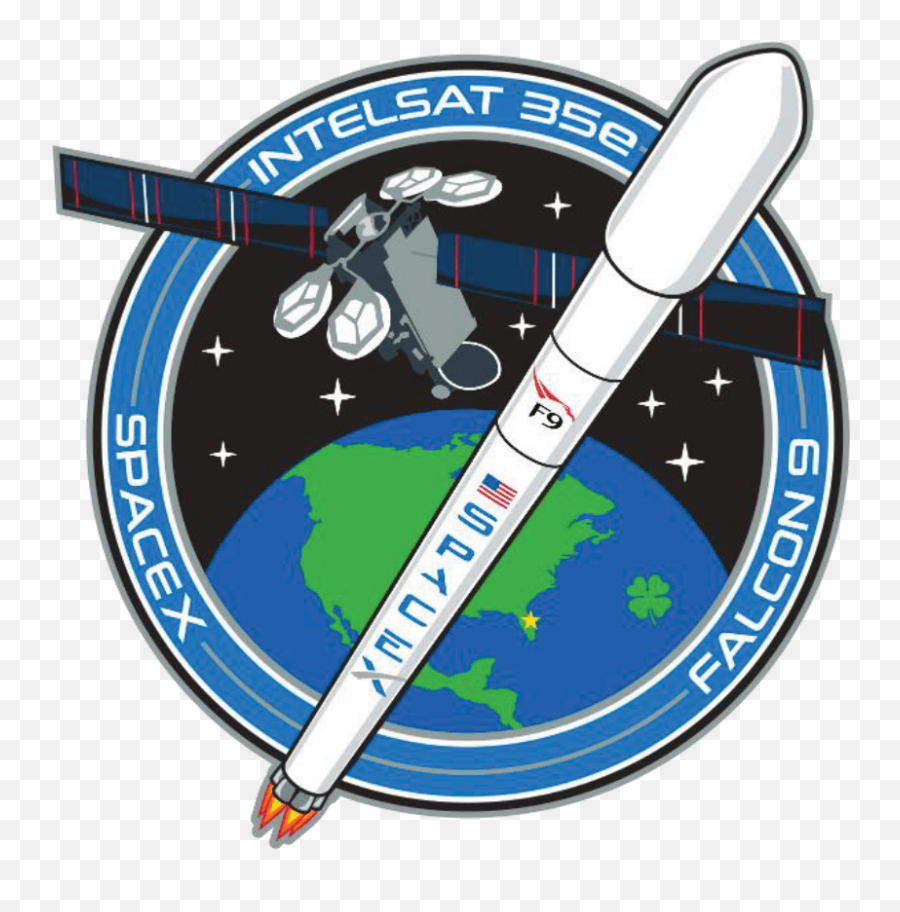 Download Spacex To Launch Intelsat 35e - Intelsat 35e Patch Png,Spacex Png