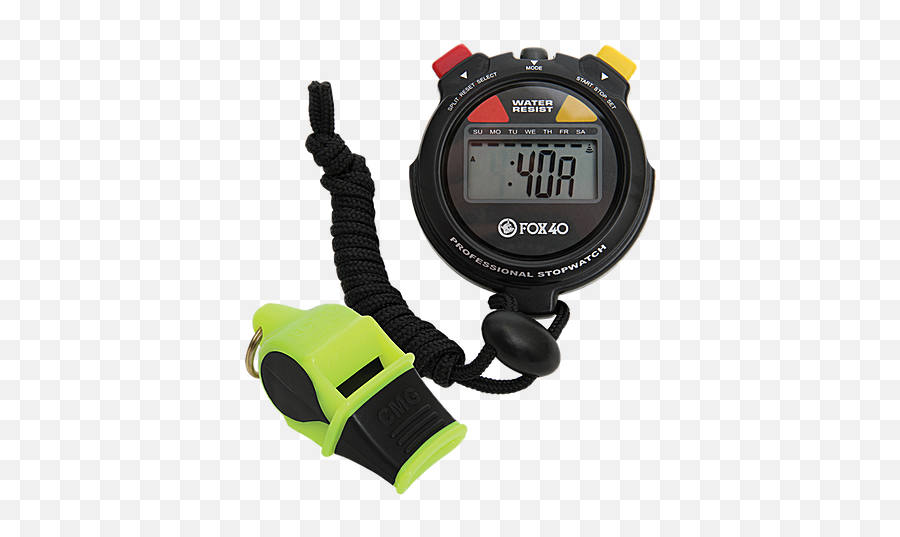 Whistle Stopwatch Fox 40 International - Fox 40 Png,Stopwatch Png
