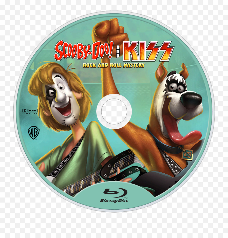 Scooby - Doo And Kiss Rock And Roll Mystery Movie Fanart Png,Kiss Cartoon  Icon - free transparent png images 