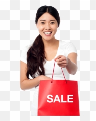Download Women Shopping Png Image For Free - Sale Icon