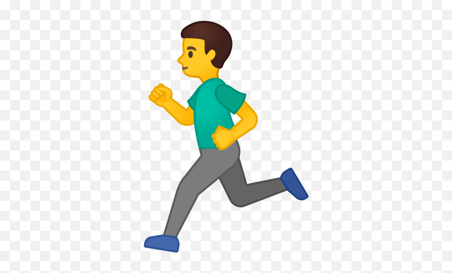 U200d Man Running Emoji - Woman Running Emoji Png,Man Running Png