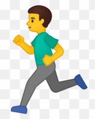 U200d Man Running Emoji - Woman png
