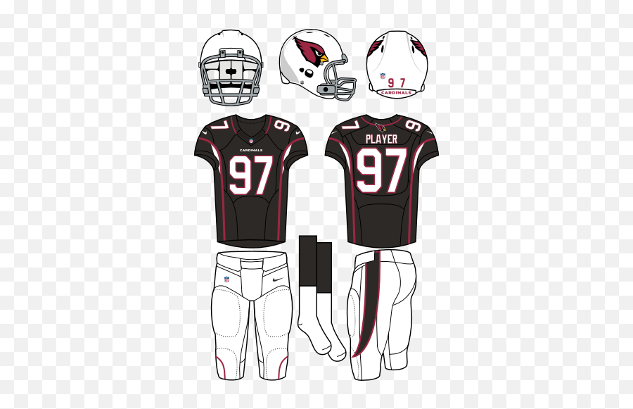 Arizona Cardinals Alternate Uniform - Arizona Cardinals Alternate Jersey Png,Arizona Cardinals Logo Png