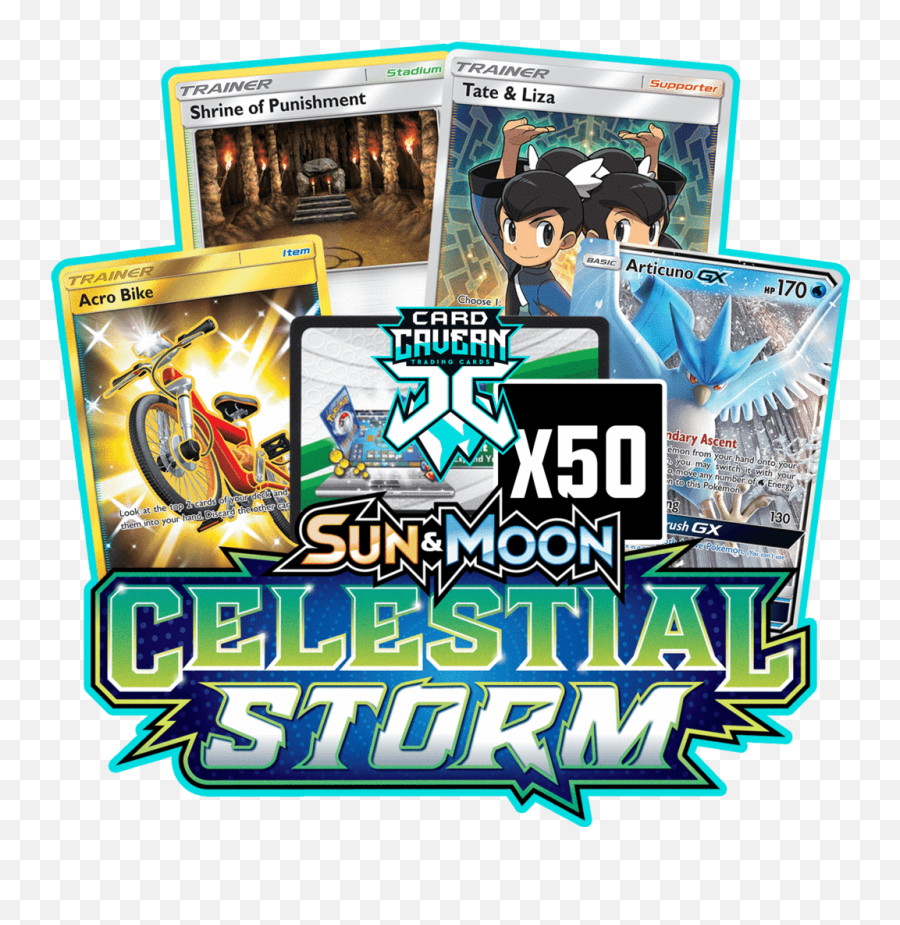 Celestial Storm Ptcgo Codes - Lot Of 50 Png,Articuno Png