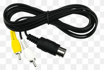 5 - Pin Av Cable For Sega Genesis 1 Usb Cable Png,Sega Genesis Png