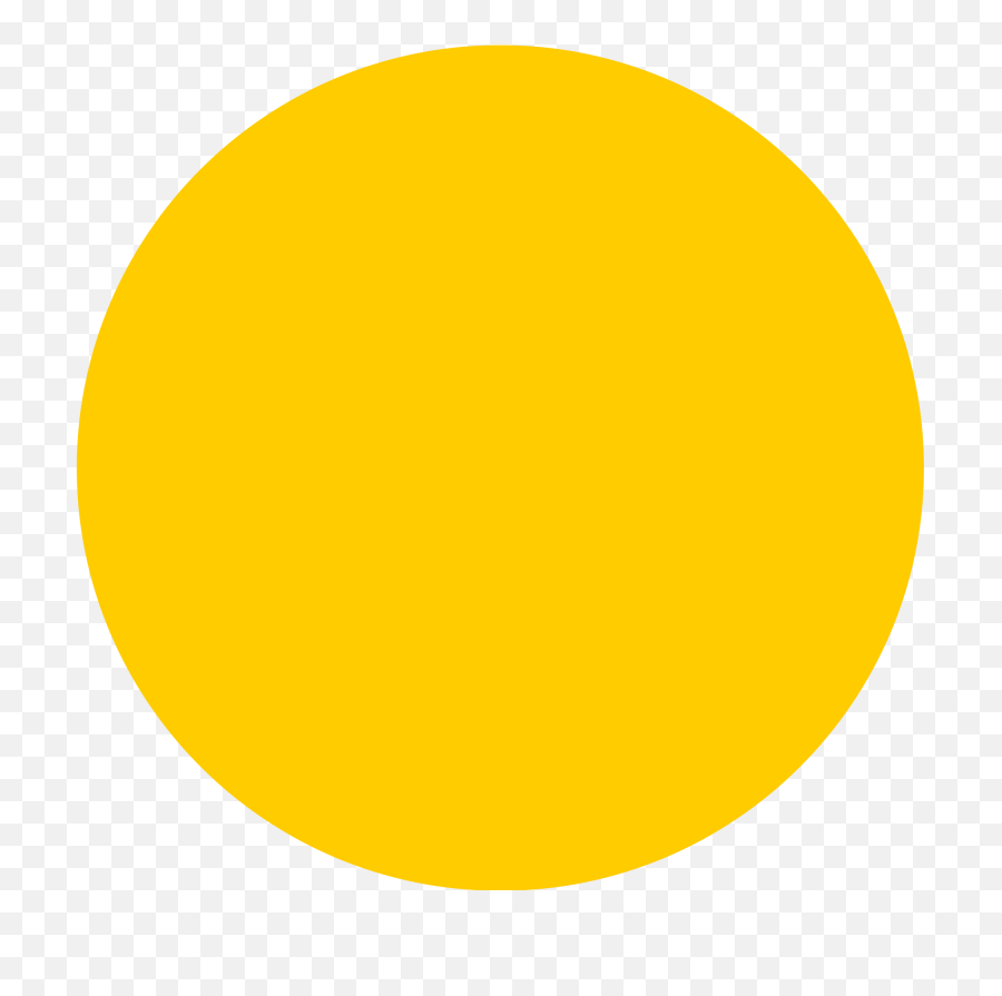 Disc Plain Yellow Dark - Yellow Color Circle Png,Orange Circle Png