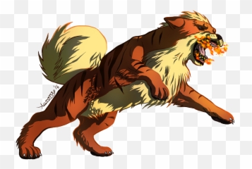 058 Growlithe Used Fire Fang - Growlithe Png,Growlithe Png