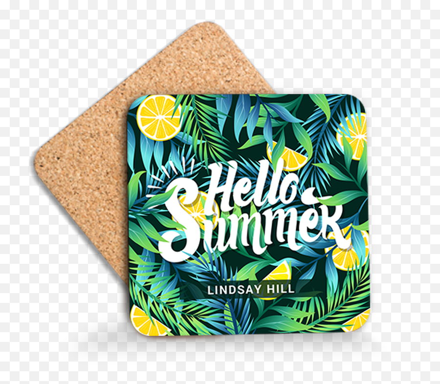 Lemon Tree Create Custom Coasters Online Photobook India - Graphic Design Png,Lemon Tree Png