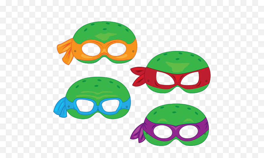 Download Turtle Teenage Mutant Turtles Mask Ninja Leonardo - Ninja Turtle Mask To Print Png,Ninja Turtle Png