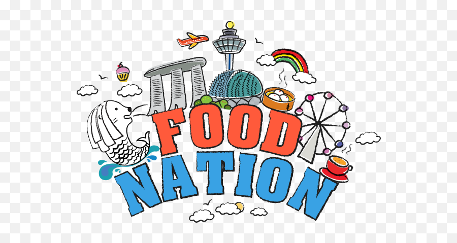Openrice Singapore Food Nation - Singapore Food Cartoon Png,Fn Logo