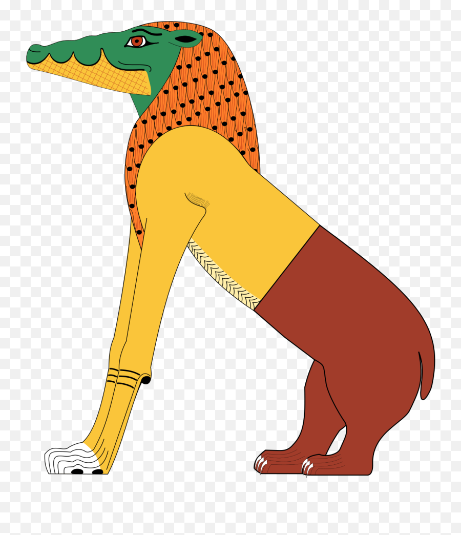 Library Of Egypt Crocodile Clipart Royalty Free Png - Egyptian God Of Greed,Crocodile Png