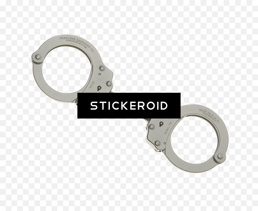 Handcuffs - Old Long Peerless Ss Handcuffs Smith Wesson Cuff Png,Handcuff Png
