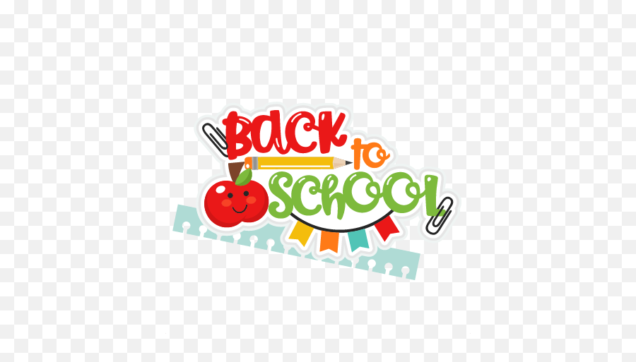 Back To School Title Scrapbook Cutting File Svg Cuts - Back To School Scrapbook Png,Cuts Png