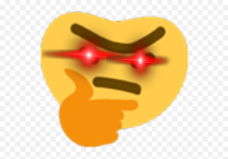 Thinking Emoji Deep Fried - Meme Emoji Png,Thonking Png