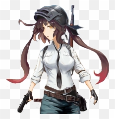 Pubg Battleroyale Animegirl Freetoedit - Nh Anime Pubg Png,Pubg Transparent