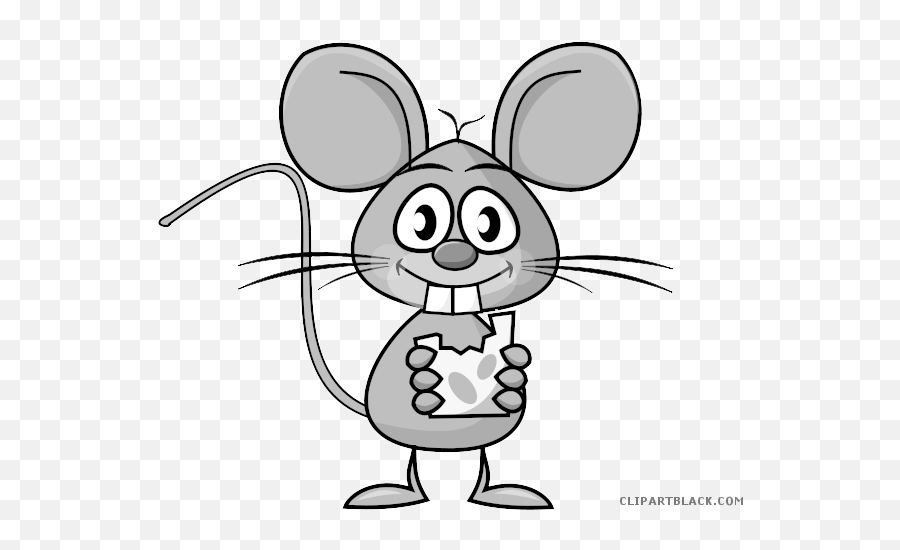 Rat Animal Free Black White Clipart Images Clipartblack - Mouse Eating Cheese  Cartoon Png,Daniel Tiger Png - free transparent png images 