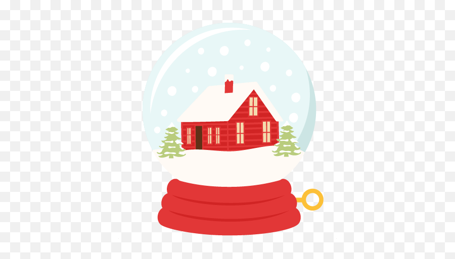 Snow Globe Winter House Png 31454 - Free Icons And Png Cute Snow Globe Png,Christmas Snow Png