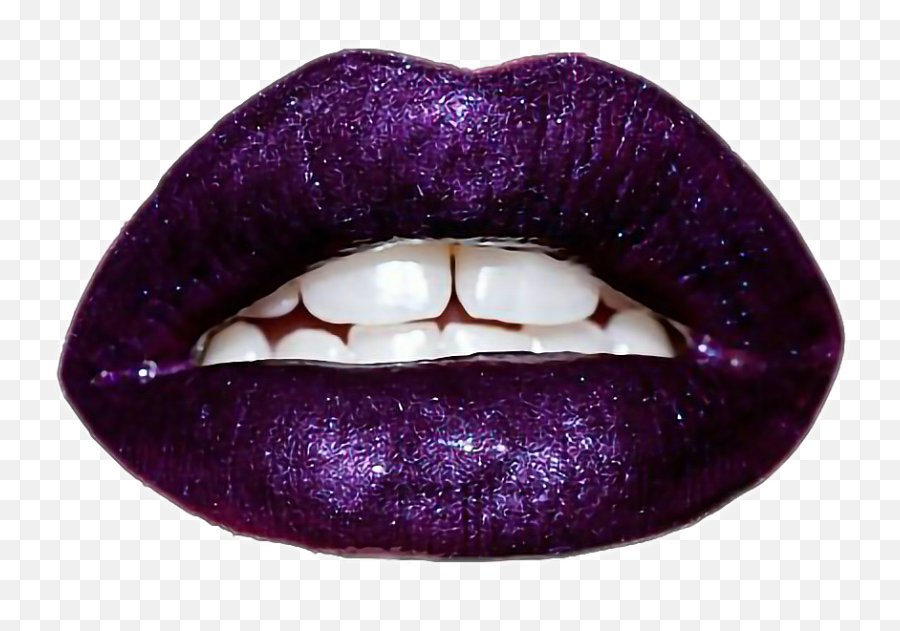 Purple Lips Png - Purple Shiny Lips Freetoedit Dark Imagenes De Labios Morados,Lip Png