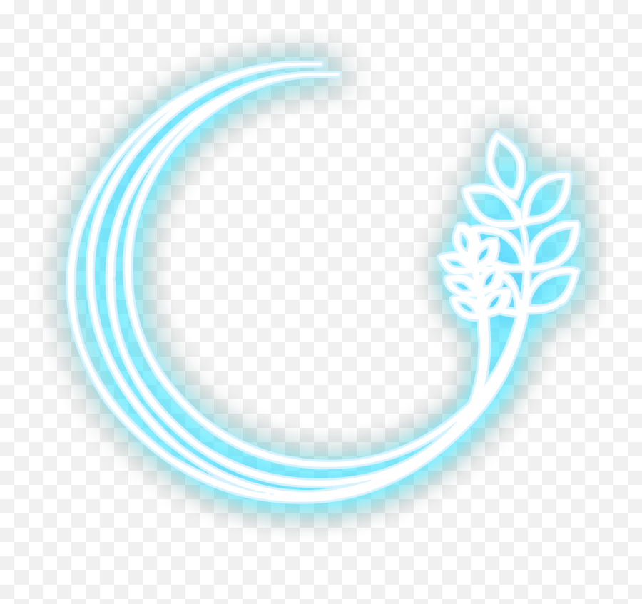 Neon Lines Circle Flower Sticker By - Light Png,Neon Lines Png
