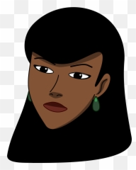 Emo Hair Png - Woman Clipart Head,Emo Hair Png