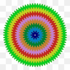 Colorful Gears Png Svg Clip Art For - Wltoys 12409 Reduction Gear,Gears Png