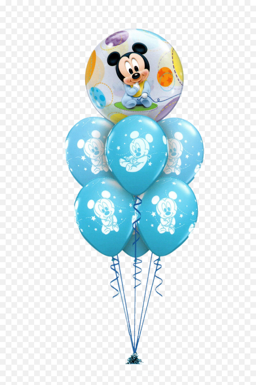 Bubble Baby Mickey Mouse - Baby Mickey Balloon Bouquet Png,Baby Mickey Png