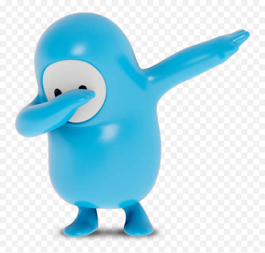 Dabbing Fall Guy Duck Png Free Transparent Png Images
