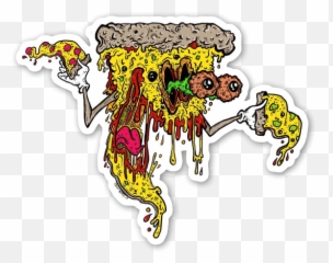 Monster Pizza - Clip Art Png,Pizza Cartoon Png