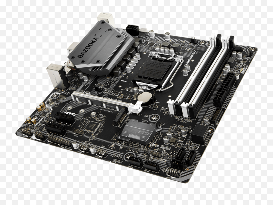 Msi H370m Bazooka - Motherboard Specifications On Motherboarddb Gpu Port On Motherboard Png,Bazooka Png