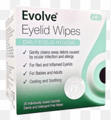 Evolve Eyelid Wipes - png