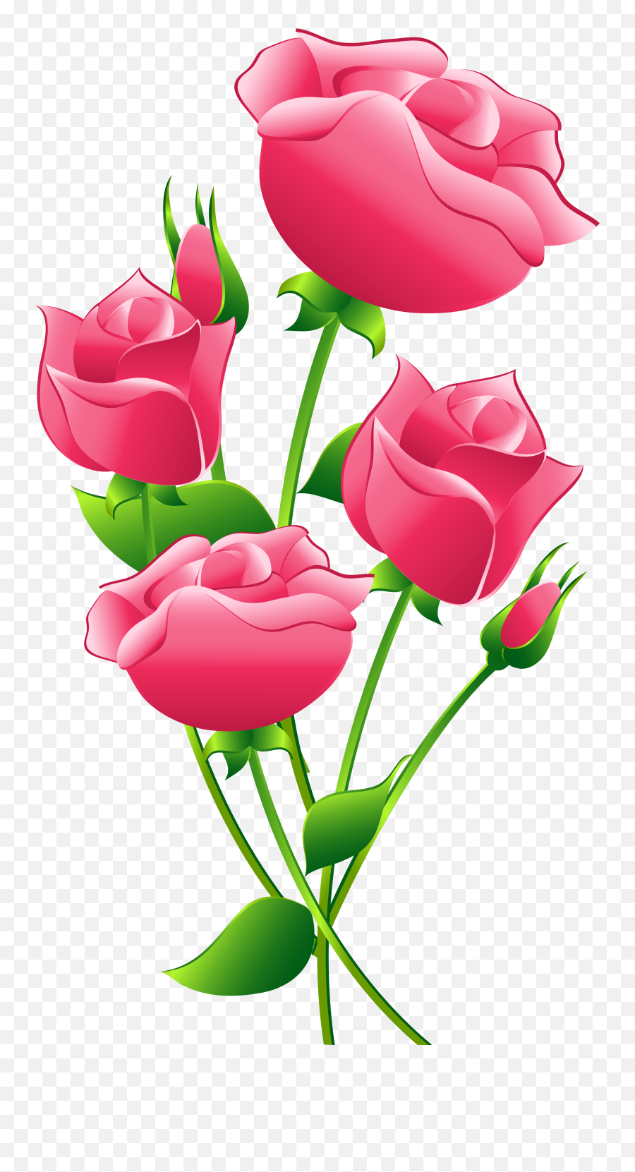 Red Rose With Vines Free Clipart Png Vine
