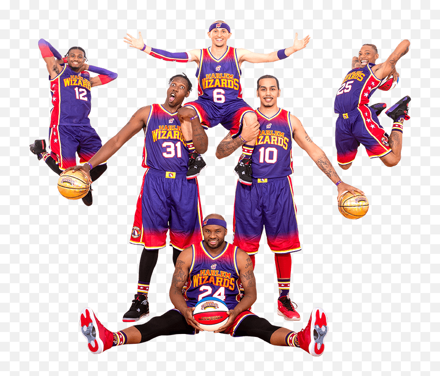 The 2019 - 20 Harlem Wizards Meet The Players Harlem Wizards Players 2019 Png,Wizards Png