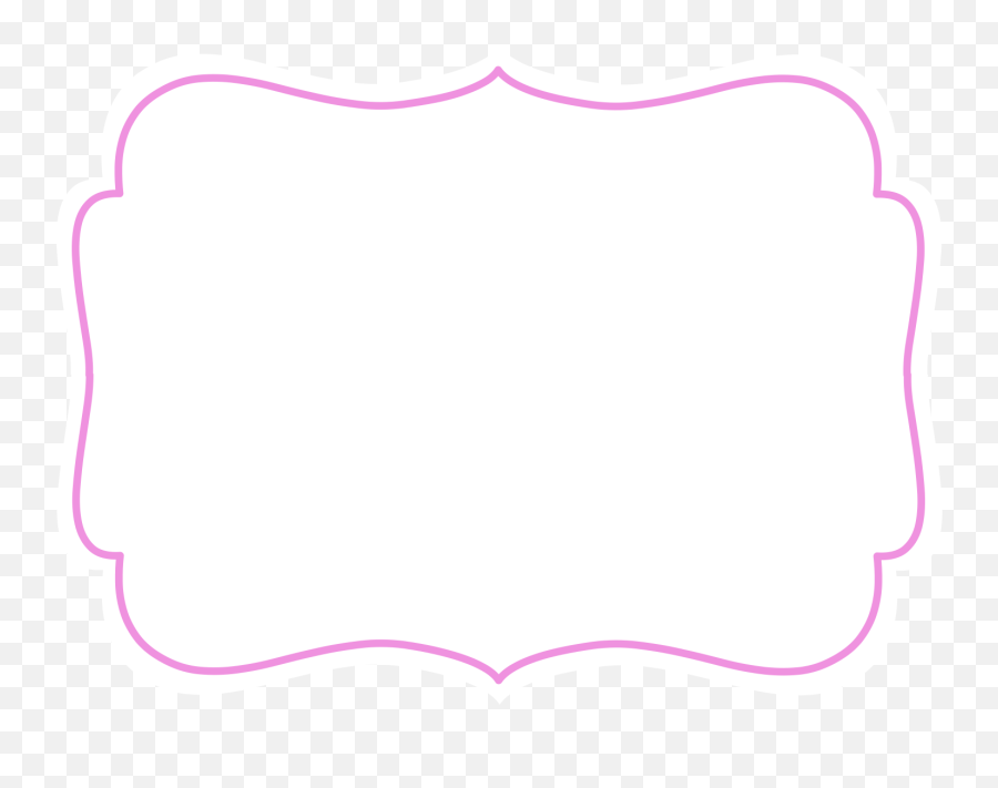 Transparent White With Pink - Dot Png,Pink Border Png